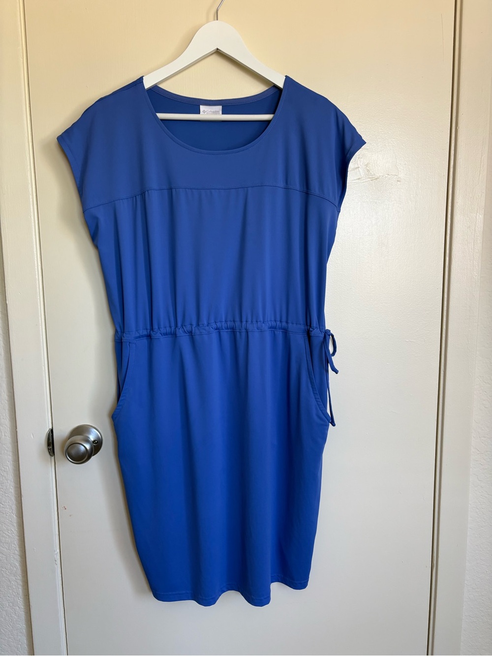 Columbia Women's Blue Activewear Drawstring Waist Dress Size L